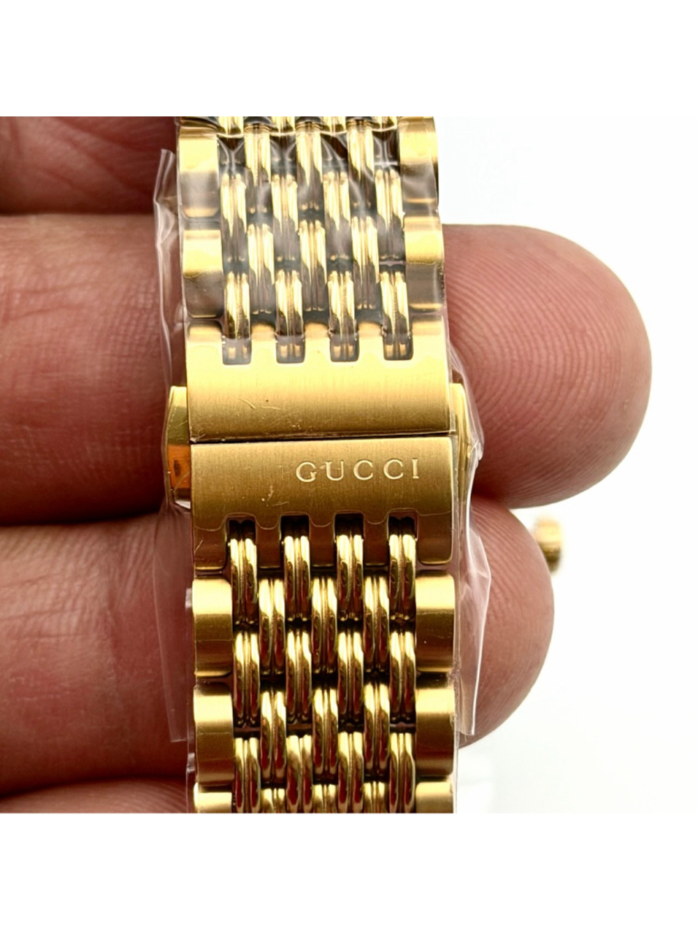 Gucci G-Timeless YA1264155 Gold PVD Silver Dial Bee  Unisex Watch New w/Tag - Picture 9 of 10